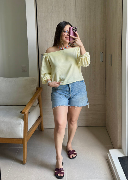 Blusa Ninfa Amarilla