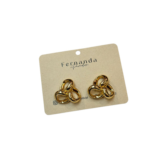 Aretes en rodio