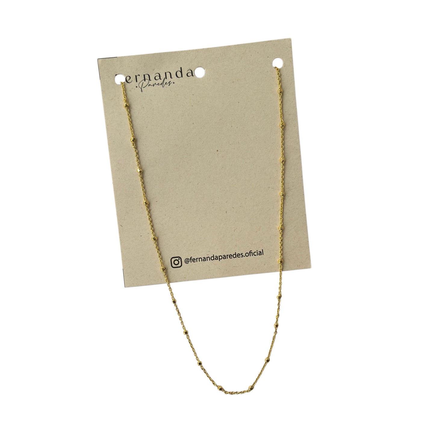 Collares en rodio