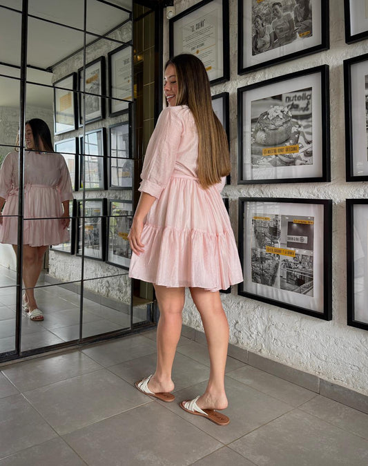 Vestido Ari Rosa
