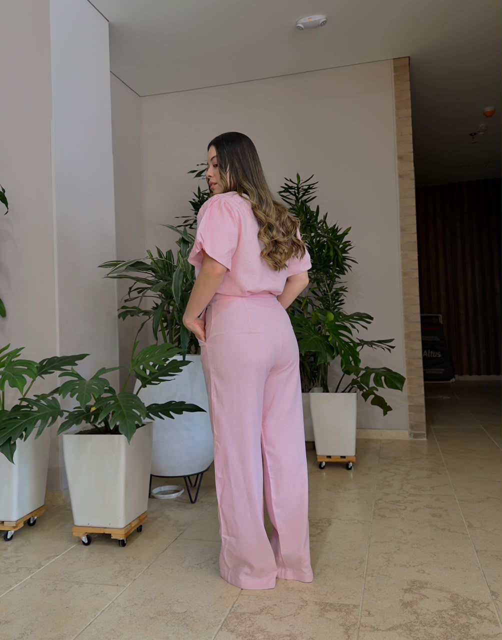 Set Toscana rosado