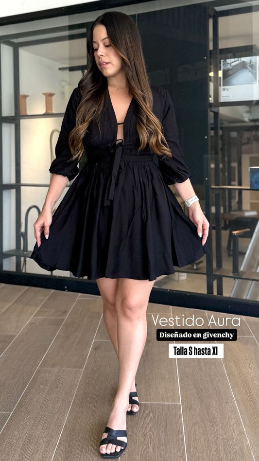 Vestido Aura Negro