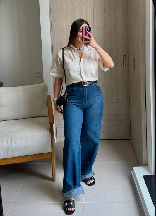 Camisera Olivia Semilla