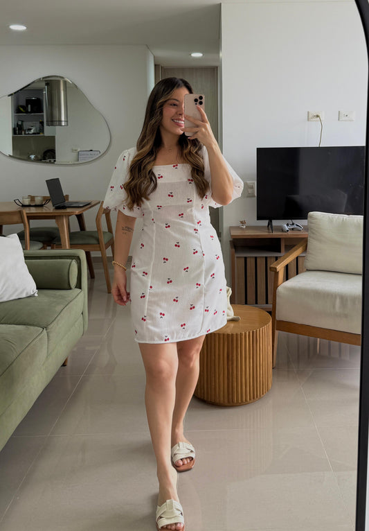 Vestido Florencia Cerezas