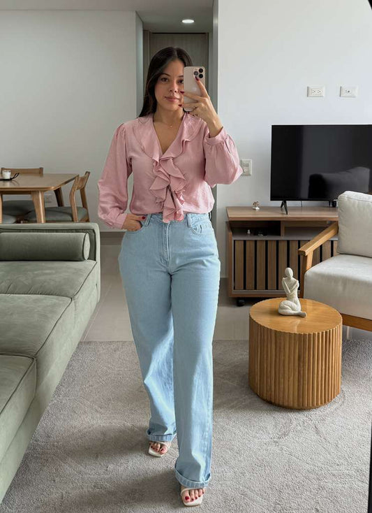 Blusa Roma Palo de Rosa