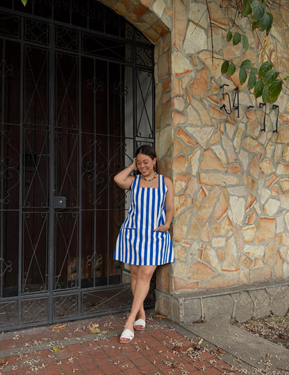 Vestido Marina Rayas Azules