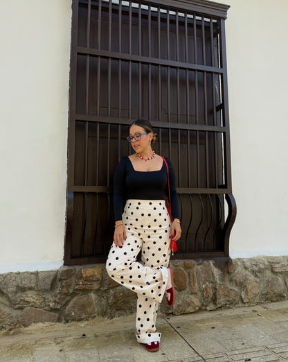 Pantalón Lunares Galleta
