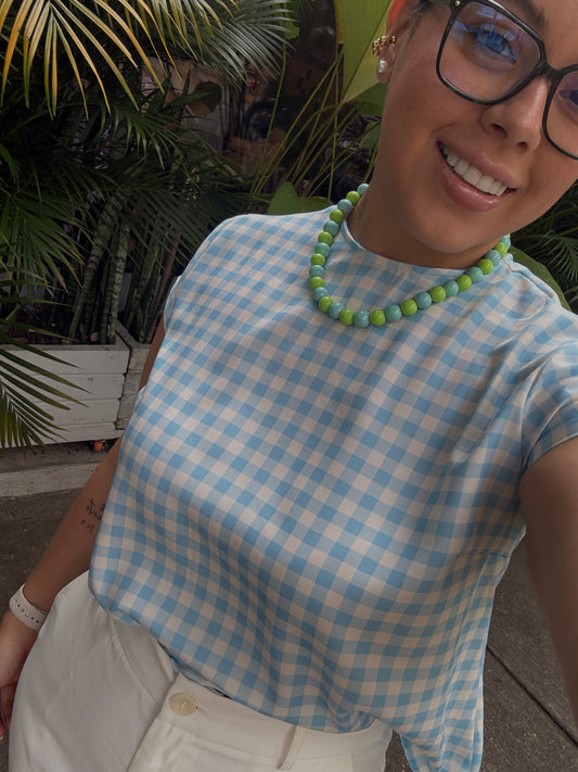 Blusa Bahía Celeste