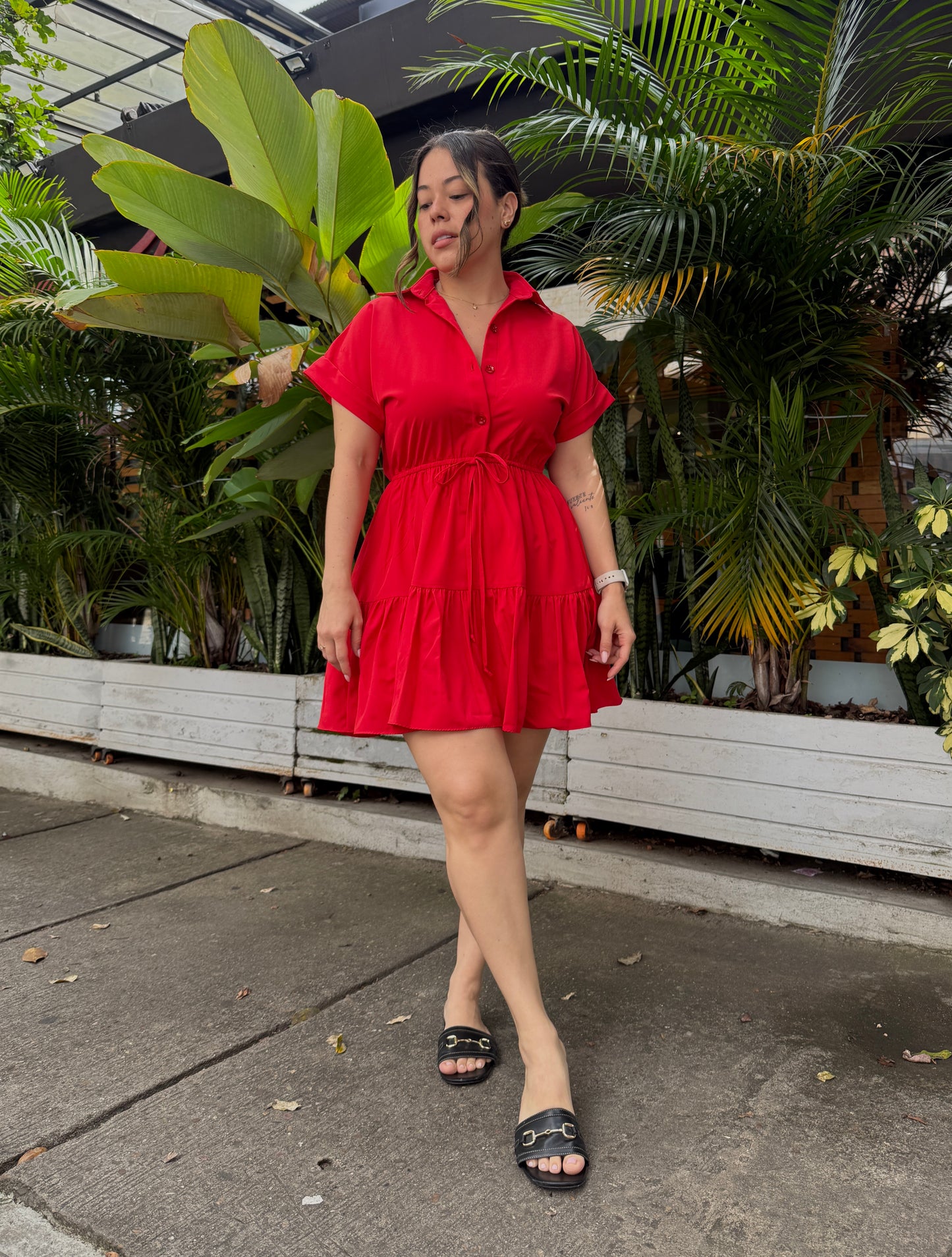 Vestido Emily Rojo
