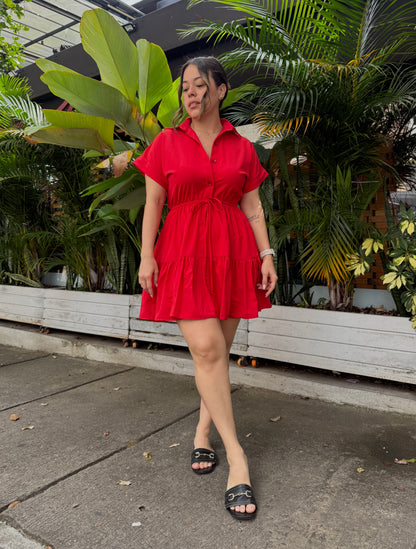 Vestido Emily Rojo