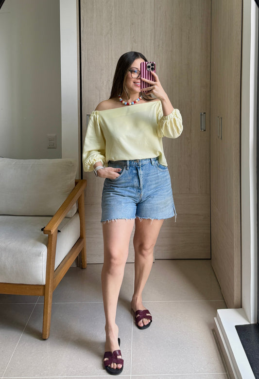 Blusa Ninfa Amarilla