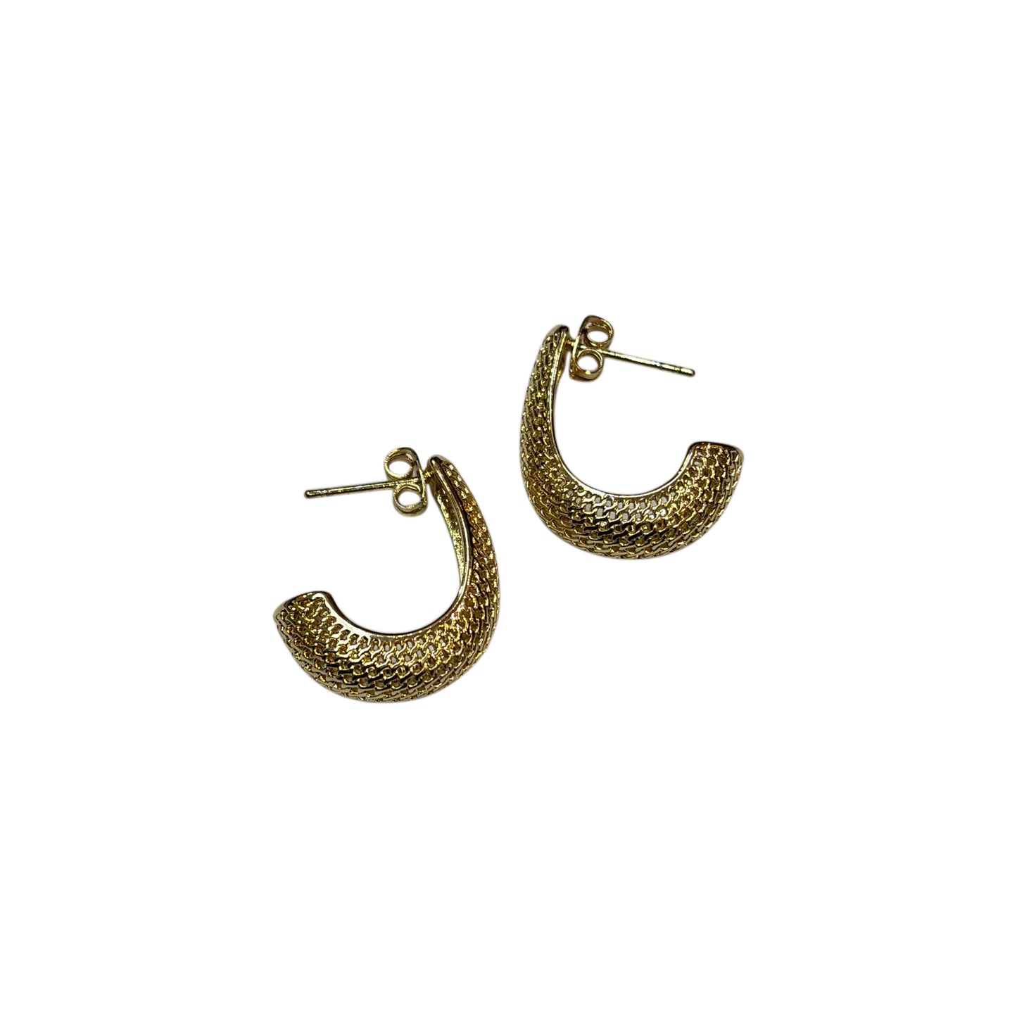 Aretes en rodio