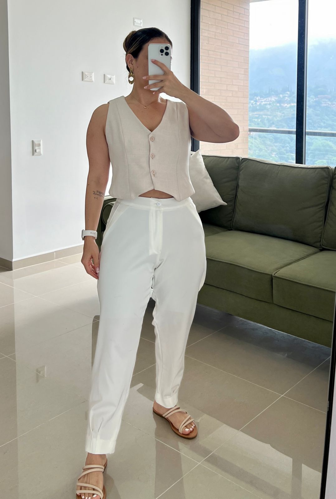 Pantalón Aladdín Blanco