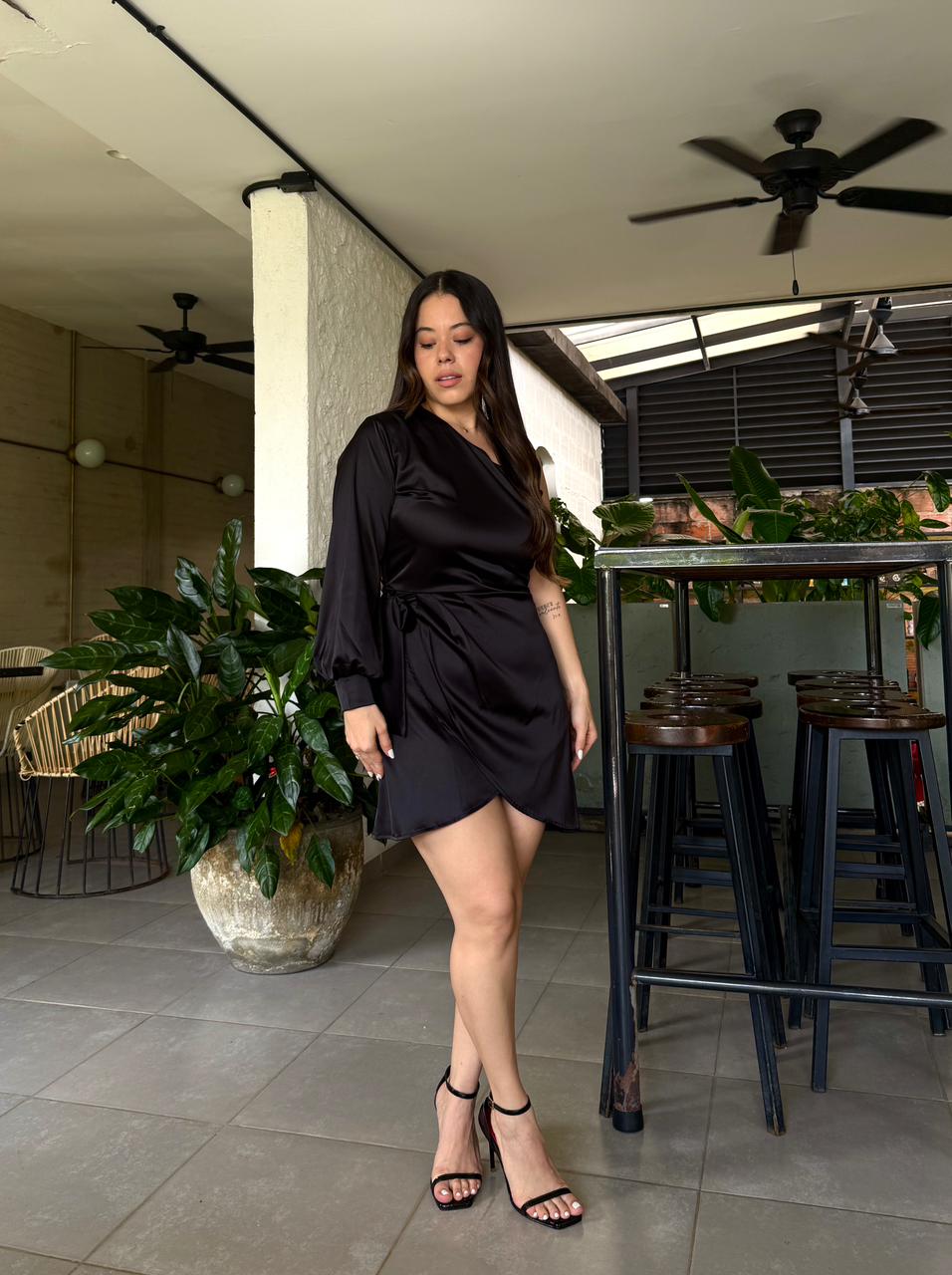 Vestido Ambar Negro