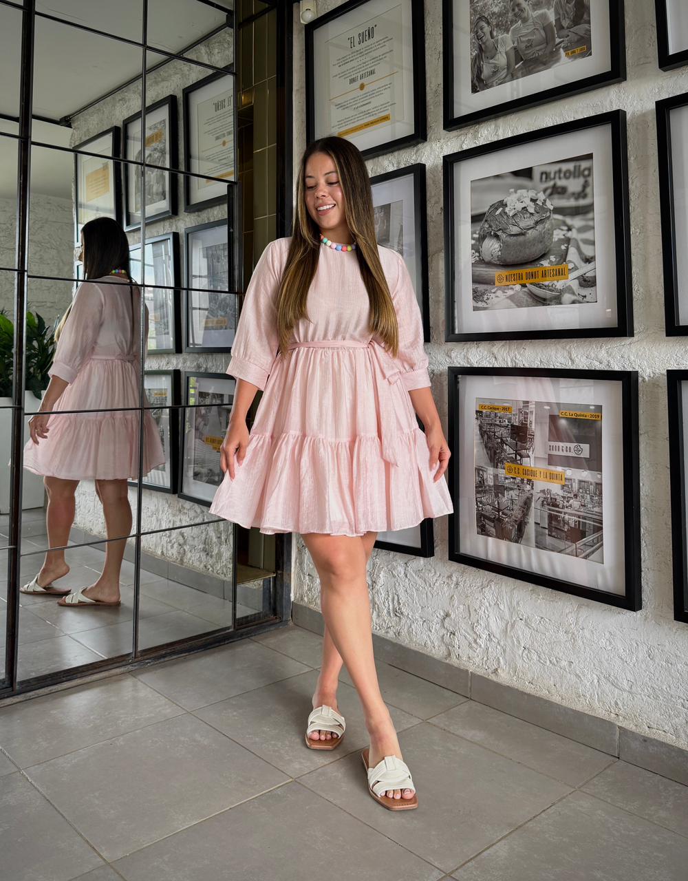 Vestido Ari Rosa
