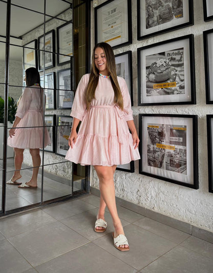 Vestido Ari Rosa