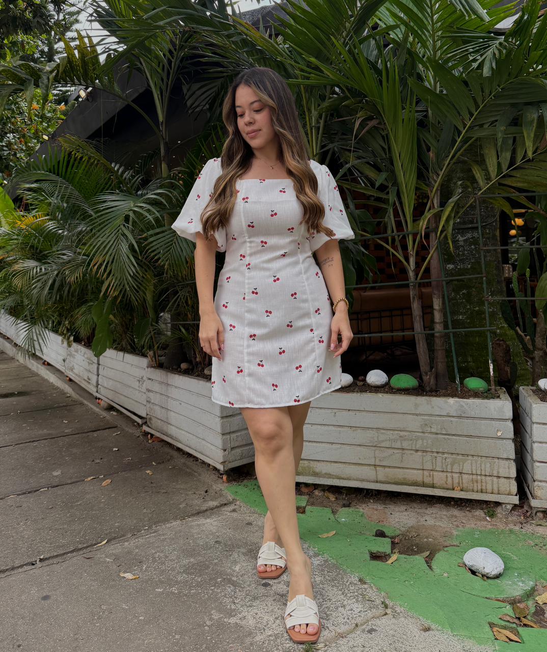 Vestido Florencia Cerezas