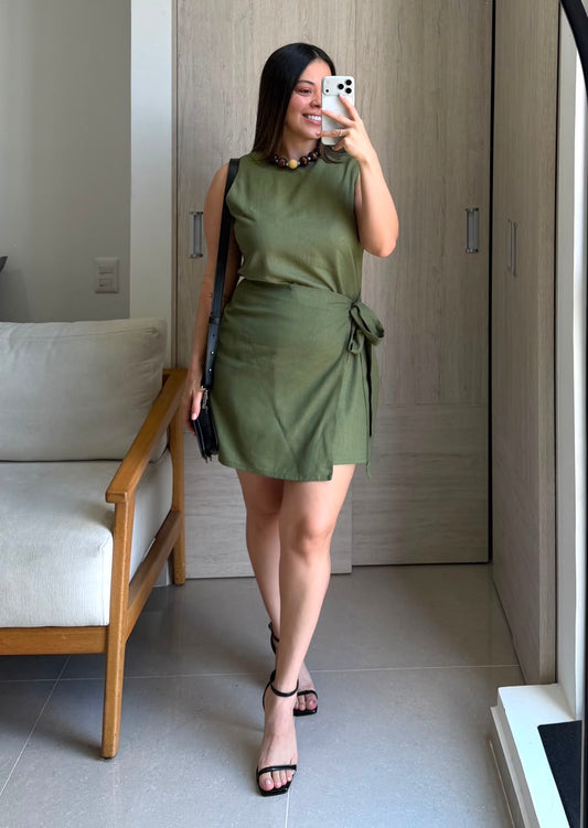 Vestido mi pueblo verde
