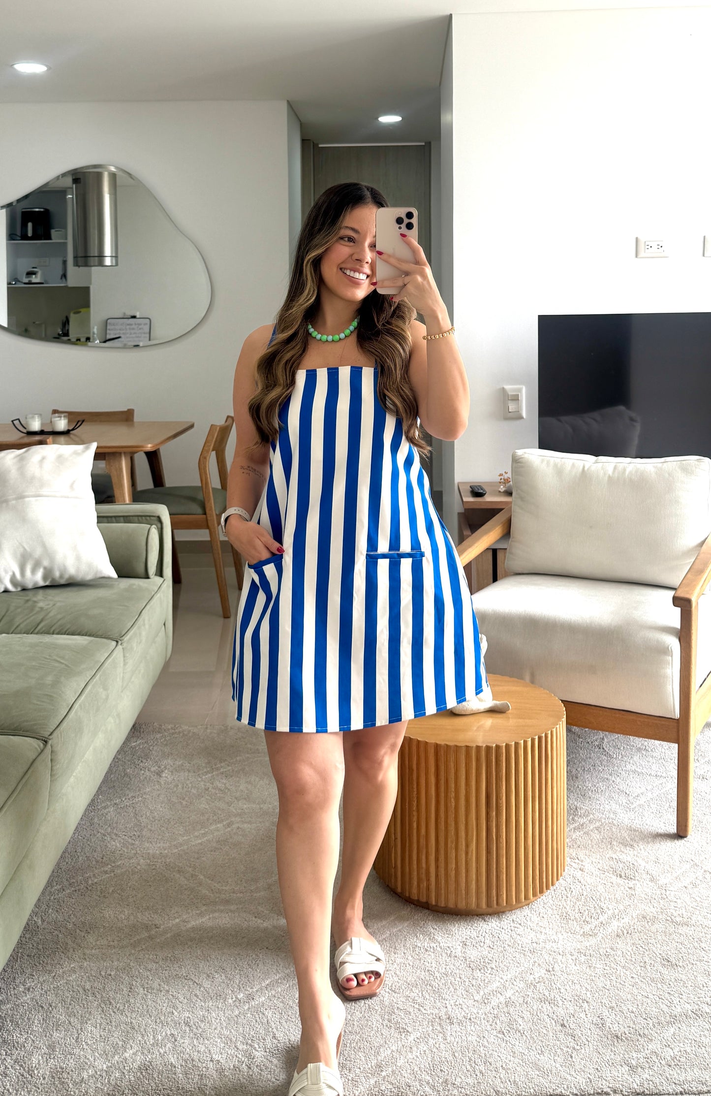 Vestido Marina Rayas Azules