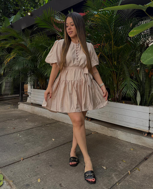 Vestido París Nude