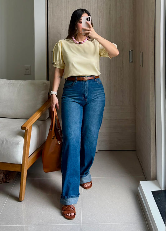 Blusa Elisa Amarilla