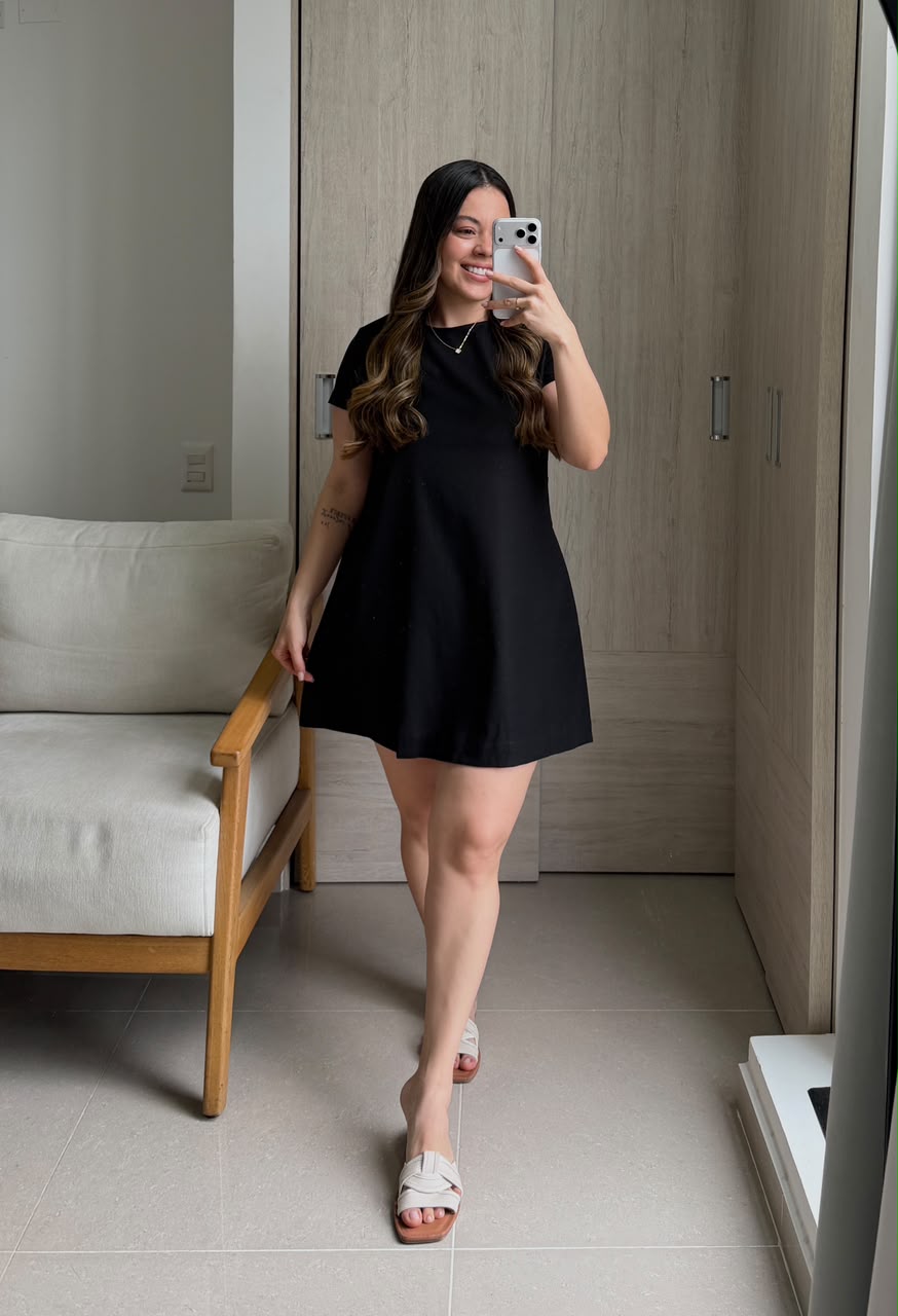 Vestido Dallas negro