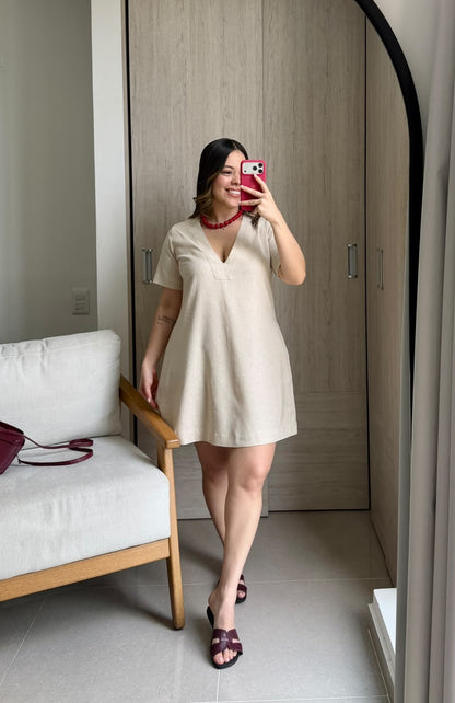 Vestido Julieta marfil