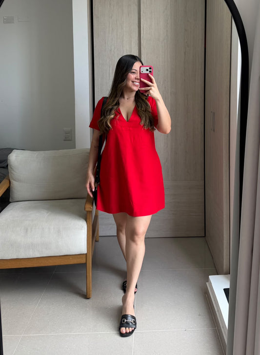 Vestido Julieta Rojo
